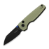 Kizer Cutlery Parakeet Nitro-V kääntöveitsi, Glow In the Dark G-10, Black PVD