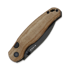 Kizer Cutlery Phoca BD 14C28N sulankstomas peilis, Brown Norplex UltreX, Black Stonewash