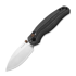 Kizer Cutlery Phoca CD 14C28N folding knife, Black Norplex UltreX, Satin