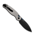 Kizer Cutlery Phoca CD 14C28N folding knife, Gray Aluminum, Black Stonewash