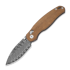 Coltello pieghevole Kizer Cutlery Phoca CD Damascus, Mkuruti