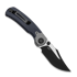 Kizer Cutlery Pioneer Clip Point kääntöveitsi, Blue Canyon Richlite & Titanium, PVD