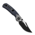 Kizer Cutlery Pioneer Clip Point kääntöveitsi, Blue Canyon Richlite & Titanium, PVD