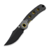Kizer Cutlery Pioneer Clip Point kääntöveitsi, Marble Carbon Fiber & Titanium, DLC