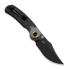 Kizer Cutlery Pioneer Clip Point kääntöveitsi, Marble Carbon Fiber & Titanium, DLC
