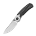 Складной нож Kizer Cutlery Pioneer Drop Point, Black Micarta & Aluminum, Stonewash