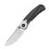Coltello pieghevole Kizer Cutlery Pioneer Drop Point, Black Micarta & Aluminum, Stonewash