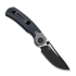 Kizer Cutlery Pioneer Drop Point k&auml;&auml;nt&ouml;veitsi, Blue Canyon Richlite & Titanium, PVD