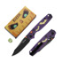 Kizer Cutlery Pokiman BC 2026 Halloween Special vouwmes, Black PVD AEB-L, GID G-10 & Acrylic