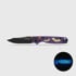 Kizer Cutlery Pokiman BC 2026 Halloween Special vouwmes, Black PVD AEB-L, GID G-10 & Acrylic