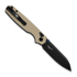 Kizer Cutlery Pokiman CS AEB-L kääntöveitsi, Tan Aluminum, Black PVD