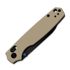 Kizer Cutlery Pokiman CS AEB-L kääntöveitsi, Tan Aluminum, Black PVD
