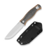 Kizer Cutlery - Polaris AEB-L, Brown G-10 & Black Micarta