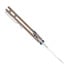 Kizer Cutlery Renissance N690 sulankstomas peilis, Brown Norplex UltreX, Satin