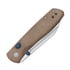 Briceag Kizer Cutlery Renissance N690, Brown Norplex UltreX, Satin