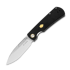 Kizer Cutlery Retro sulankstomas peilis, Black G-10 & Brass Inlay, Satin