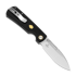 Coltello pieghevole Kizer Cutlery Retro, Black G-10 & Brass Inlay, Satin