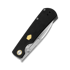 Coltello pieghevole Kizer Cutlery Retro, Black G-10 & Brass Inlay, Satin