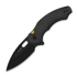 Складной нож Kizer Cutlery Roach XL 14C28N, Black Micarta, Stonewash Black PVD