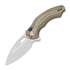 Kizer Cutlery - Roach XL 14C28N, Brown Norplex Ultrex, Satin