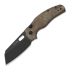 Coltello pieghevole Kizer Cutlery Sheepdog C01C Elmax, Brown Micarta, DLC