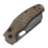 Kizer Cutlery Sheepdog C01C Elmax sulankstomas peilis, Brown Micarta, DLC