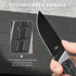 Kizer Cutlery Smolt 3V veitsi, Gray G-10 & Black Micarta
