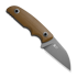 Kizer Cutlery Snick AEB-L peilis, Brown G-10, Stonewashed
