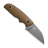 Coltello Kizer Cutlery Snick AEB-L, Brown G-10, Stonewashed