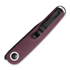 Kizer Cutlery Squidward Linerlock Purple kääntöveitsi, Red Richlite