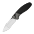 Kizer Cutlery Staffi S45VN kääntöveitsi, Black/Gray Titanium, Hand Brushed