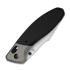 Kizer Cutlery Staffi S45VN kääntöveitsi, Black/Gray Titanium, Hand Brushed