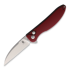 Kizer Cutlery - Sway Back Button Lock, rouge