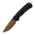 Kizer Cutlery T1 BD Elmax sulankstomas peilis, Black Aluminum, Sunset Metal PVD & Stonewash