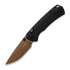 Kizer Cutlery T1 BD Elmax kääntöveitsi, Black Aluminum, Sunset Metal PVD & Stonewash