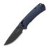 Kizer Cutlery T1 CD M390 sulankstomas peilis, Blue Aluminum, Matte DLC Ultra