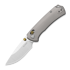Kizer Cutlery T1 CD M390 sulankstomas peilis, Gray Titanium, Satin
