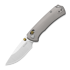 Kizer Cutlery T1 CD M390 kääntöveitsi, Gray Titanium, Satin