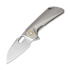 Kizer Cutlery - Takahe S35VN, Gray Titanium, Stonewash