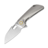 Kizer Cutlery Takahe S35VN kääntöveitsi, Gray Titanium, Stonewash