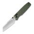 Kizer Cutlery Task 154CM sulankstomas peilis, Green G-10
