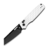 Kizer Cutlery Task Nitro-V sulankstomas peilis, White G-10