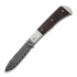 Coltello pieghevole Kizer Cutlery Trestle D Damascus, Gray Aluminum & Leopardwood