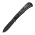 Kizer Cutlery Trestle D S90V folding knife, Black Aluminum & Fat Carbon, DLC