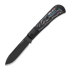 Kizer Cutlery Trestle D S90V kääntöveitsi, Black Aluminum & Fat Carbon, DLC