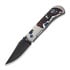 Kizer Cutlery Tycho M390 Clip Point kääntöveitsi, Gray Ti & Fat Carbon, Black DLC