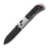Kizer Cutlery Tycho M390 Drop Point kääntöveitsi, Gray Ti & Fat Carbon, Black DLC