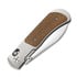 Kizer Cutlery Tycho S45VN sulankstomas peilis, Gray Titanium & Mkuruti, Satin