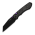 Kizer Cutlery - Wharning S45VN, Black Aluminum & B/W Norplex UltreX, PVD