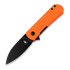 Kizer Cutlery Yorkie Nitro-V sulankstomas peilis, Orange G-10